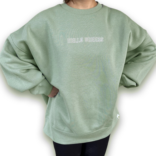 chi!!! チー　トレーナー　s BigSilhouetteTrainerMint-m-01-