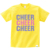 HelloCheers オリジナルTシャツ「CHEER×3」イエロー