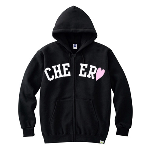 HelloCheers オリジナルスウェットパーカー「CHEER」ブラック