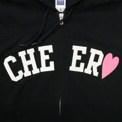 HelloCheers オリジナルスウェットパーカー「CHEER」ブラック 217MLZ