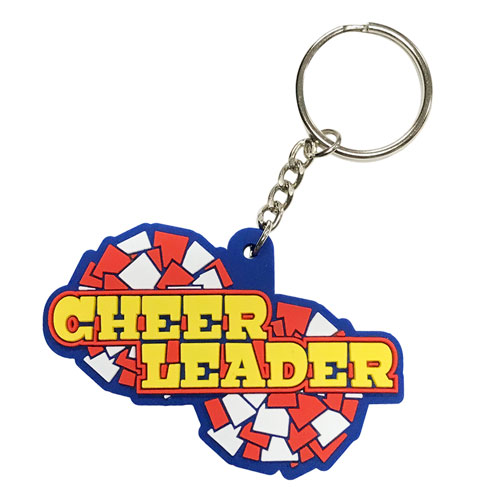 HelloCheersオリジナル ラバーキーホルダー CHEERLEADER｜チア