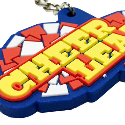 HelloCheersオリジナル ラバーキーホルダー CHEERLEADER｜チア