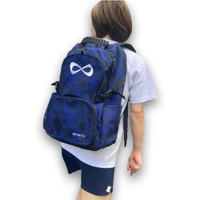 Nfinity バックパック クラシック ブルーカモ｜チア用品専門店