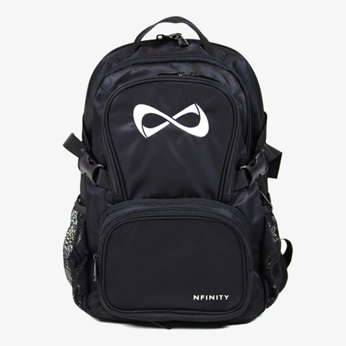 Nfinity バックパック クラシック プティ ブラック×ホワイト｜チア用品