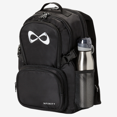 Nfinity バックパック クラシック プティ ブラック×ホワイト｜チア用品