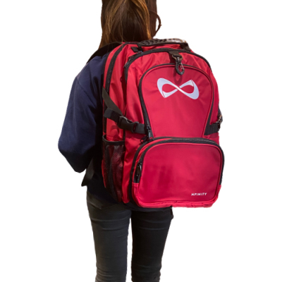 Nfinity バックパック クラシック レッド×ホワイト｜チア用品