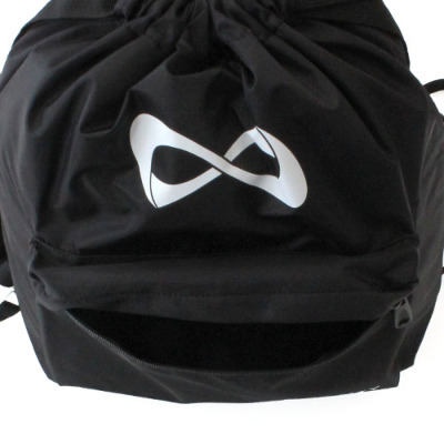 Nfinity バックパック フェスティバル ブラック×ホワイト｜チア
