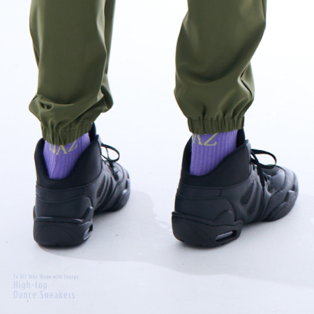 baz ダンススニーカー ハイカット SN-525 ブラック［取寄］｜チア用品