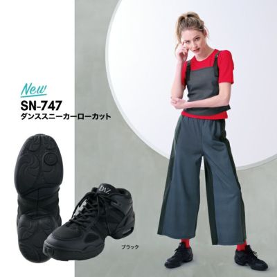 baz ダンススニーカー ローカット SN-747 ブラック［取寄