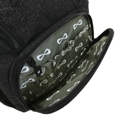 Nfinity バックパック スパークル ブラック×ピンク｜チア用品専門店
