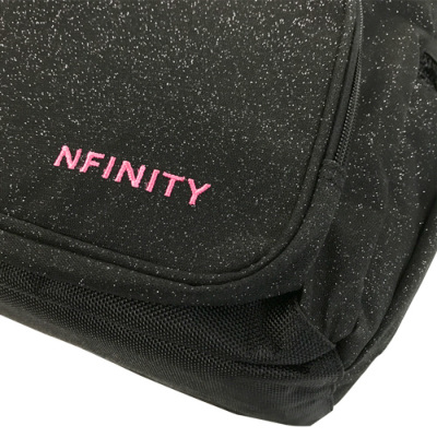 Nfinity バックパック スパークル ブラック×ピンク｜チア用品