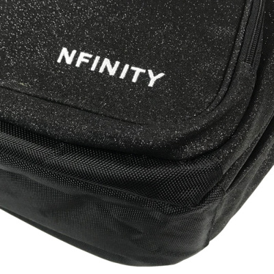 Nfinity バックパック スパークル ブラック×ホワイト｜チア用品専門店
