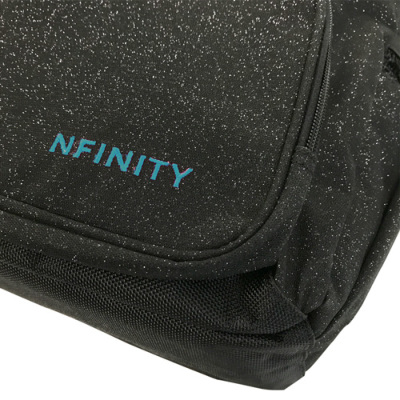 Nfinity バックパック スパークル ブラック×ティール｜チア用品専門店