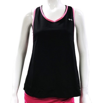 Nfinity フレックスタンクブラ ブラック×ピンク｜チア用品専門店